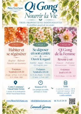 Affiche Qi Gong rentrée 2026